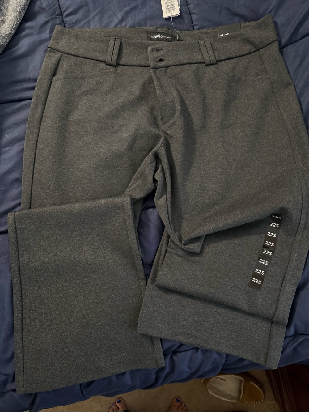 torrid Charcoal Grey women’s signature point Dress Pants- size 22S